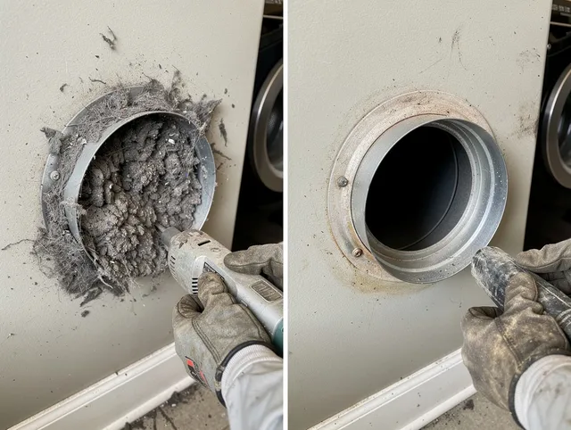 Professional clogged vent cleaning by Tampa Dryer Vent Cleaning in Tampa