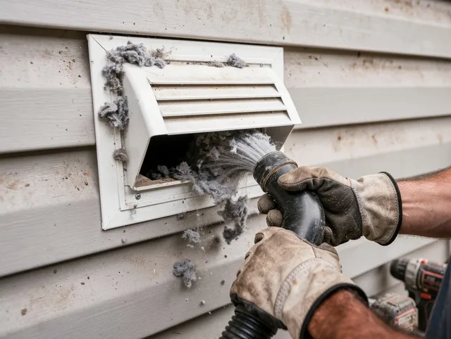 Professional dryer vent cleaning by Tampa Dryer Vent Cleaning in Tampa