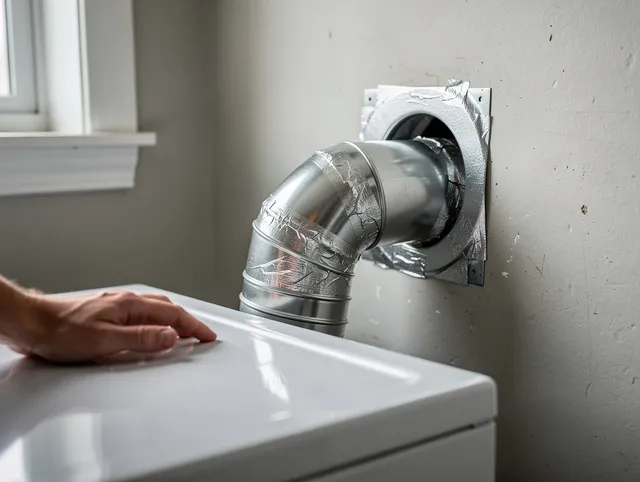 Tampa Dryer Vent Cleaning expert performing professional dryer vent repair and installation in Tampa