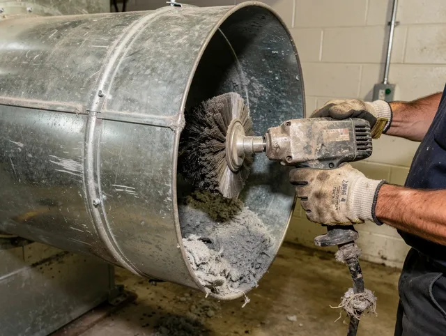 Industrial-grade dryer vent cleaning by Tampa Dryer Vent Cleaning in Tampa