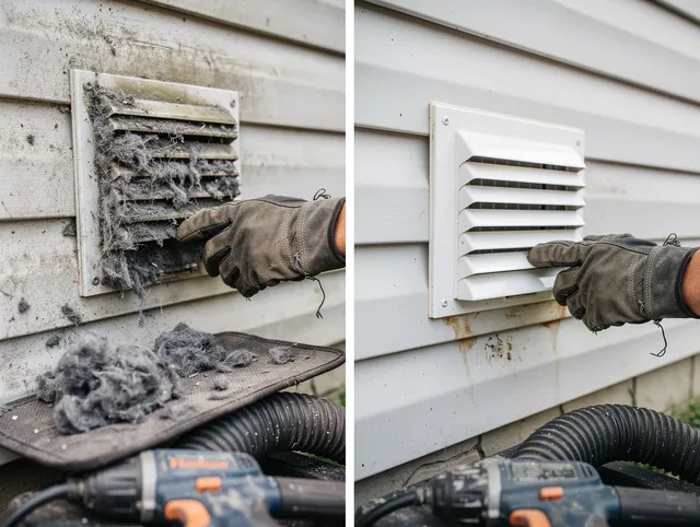 Residential dryer vent cleaning by Tampa Dryer Vent Cleaning in Tampa